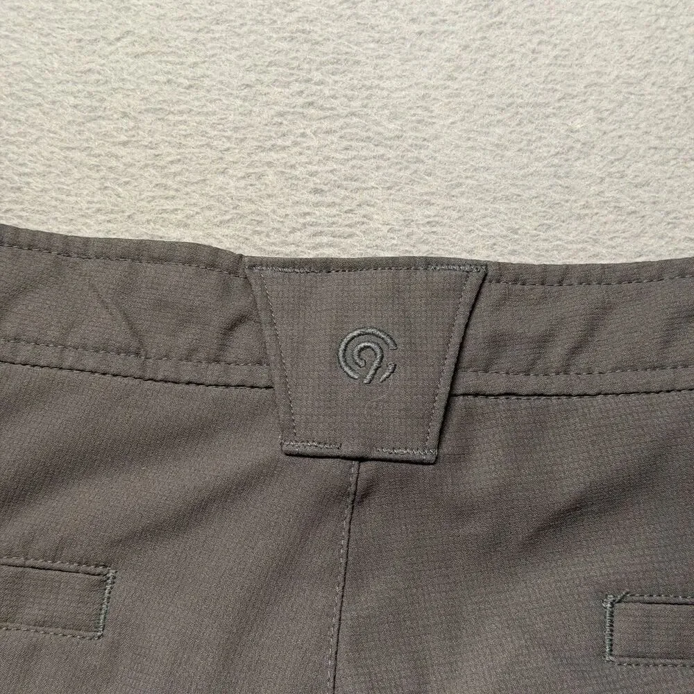 Champion Mens Size 36W Cargo Shorts Gray Polyester 10” Inseam Utility Pockets